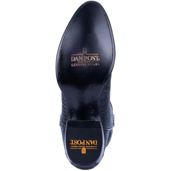 Dan Post Men\'s Winston Lizard Western Cowboy Boots Black Round Toe DP3050R Sz 12 main image 2